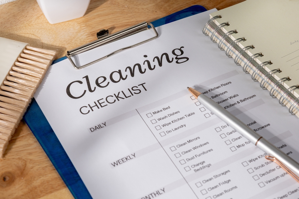Personal,cleaning,schedule,document,,organized,checklist,to,track,daily,or