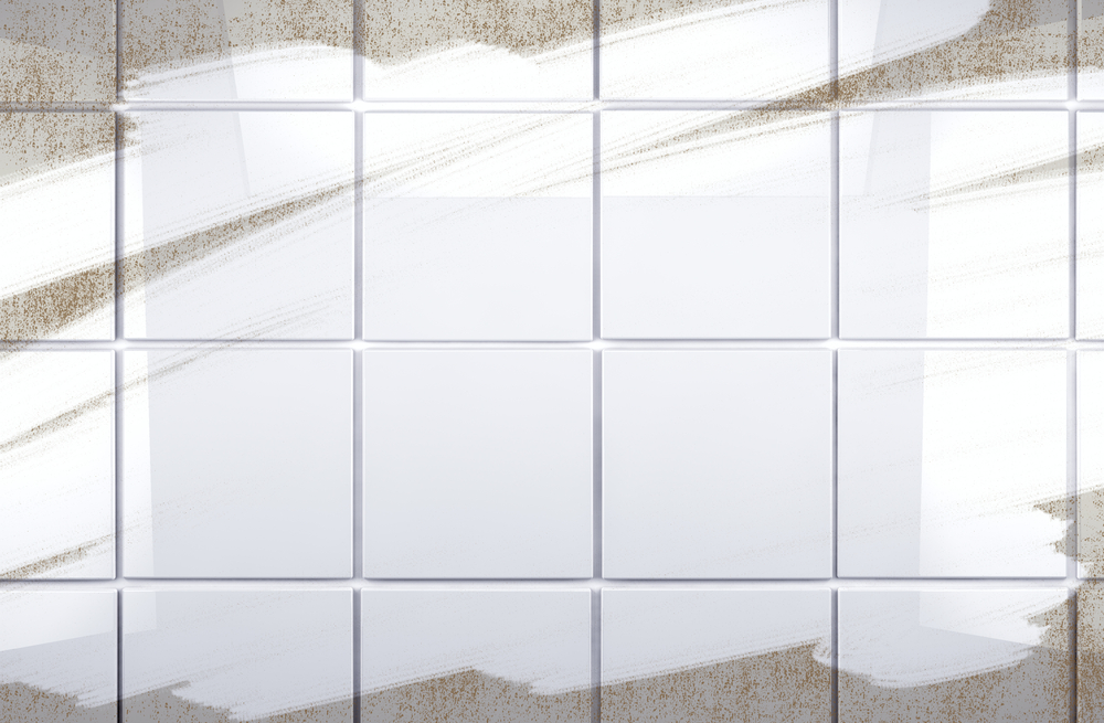 Background,cleaning,concept,and,housework.clean,tile,wall,bathroom,3d,illustration