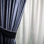 Color,Shot,Of,A,Luxury,Curtain,In,A,Home